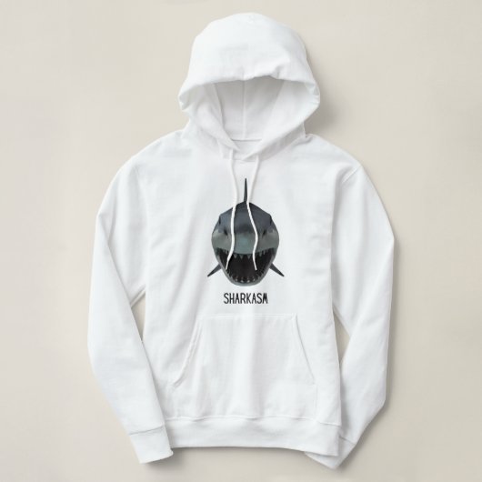 Pull À Capuche requin (Design devant)