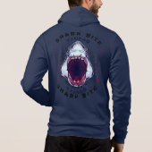 Pull À Capuche requin, morsure | Design moderne tendance cadeau c (Dos)