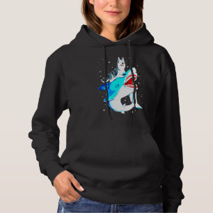 Pull À Capuche Requin sibérien à cheval Husky
