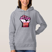 Pull À Capuche Résistance lesbienne (Devant)