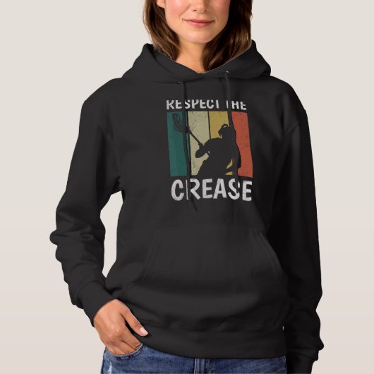Pull À Capuche Respectez La Crosse Du Crease (Devant)