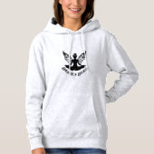 Pull À Capuche Respirer & Croire – Black Fairy Yoga Design (Devant)