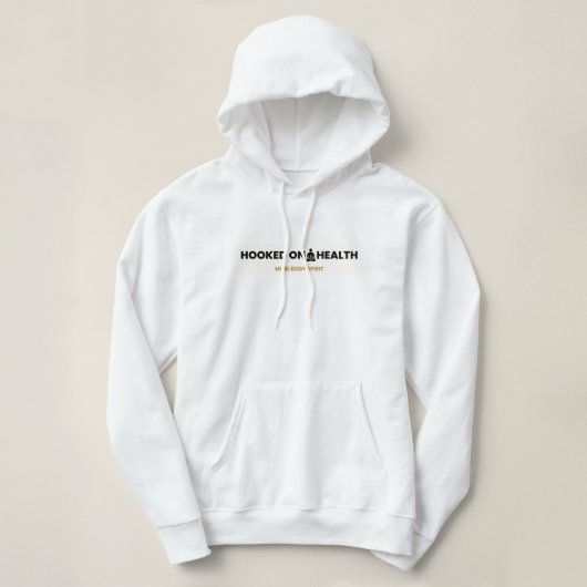 Pull À Capuche Restez au chaud dans ce sweat-shirt "Hooked On Hea (Design devant)