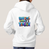 Pull À Capuche Restez Cool Comme un T-Shirt Pingouin – Pingouin 3 (Dos)