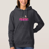 Pull À Capuche Restez Inspiré Positif (Devant)