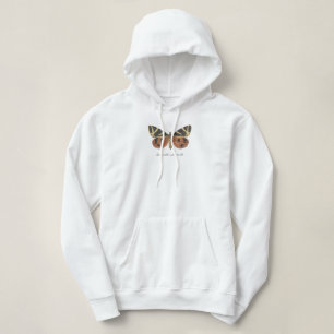 Pull À Capuche Restez sauvage Lune Enfant Papillon esthétique Bo