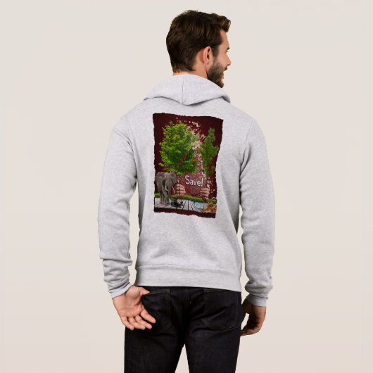 PULL À CAPUCHE RETENEZ! (Dos entier)