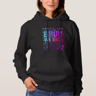 Pull À Capuche Retour À L'École Pour Les Enseignants Bruh Nous Re