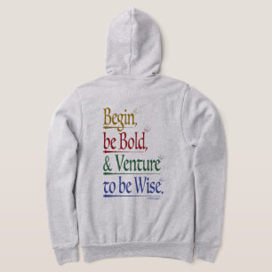 Pull À Capuche Retour - Citation de la Horace magique Unisex Swea