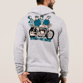Pull À Capuche Retour des coureurs de cafés (Dos)