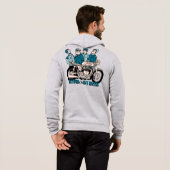 Pull À Capuche Retour des coureurs de cafés (Dos entier)