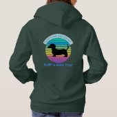 Pull À Capuche Retro Sunset Est-ce que votre Dachshund Bury un So (Dos)