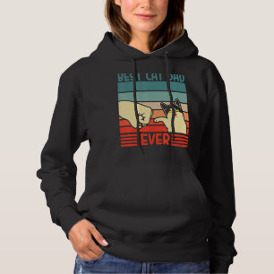 Pull À Capuche Retro Vintage Meilleur Chat Papa Jamais Tee Chat P