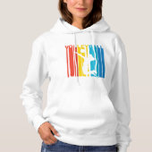 Pull À Capuche Rétro volleyball (Devant)