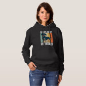 Pull À Capuche Retro Wiener Chien Graphisme Dachshund Weiner (Devant entier)