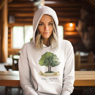 Pull À Capuche Réunion de famille arbre généalogique cousins pers