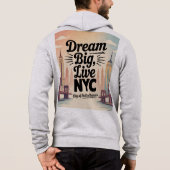 Pull À Capuche Rêve grand, vis NYC (Dos)
