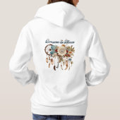 Pull À Capuche Rêves en fleurs (Dos)