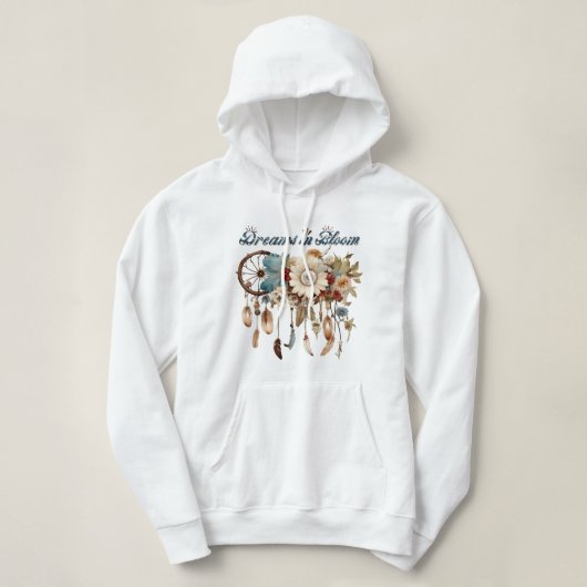 Pull À Capuche Rêves en fleurs (Design devant)