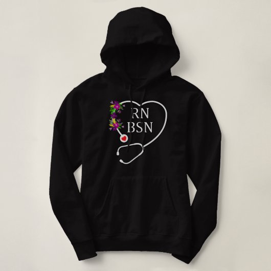 Pull À Capuche RN BSN Infirmière inscrite Infirmière Infirmière F (Design devant)