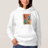 Pull À Capuche robots vintages (Devant)