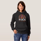 Pull À Capuche Rock Le Jour De Test Enseignant Rainbow Leopard Te (Devant entier)