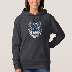 Pull À Capuche Rocker du bandana patriotique Méta musique Old Glo