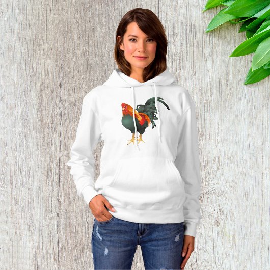 Pull À Capuche Rooster Womens Hoodie