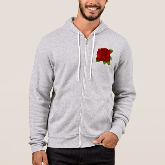 Pull À Capuche rose (Devant)