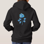 Pull À Capuche Rose bleu brûlant (Dos)