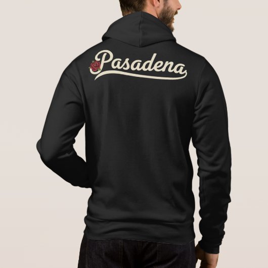 Pull À Capuche Rose de Pasadena (Dos)