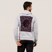 Pull À Capuche Rose Mandala  (Dos entier)