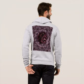 Pull À Capuche Rose Mandala (Dos entier)