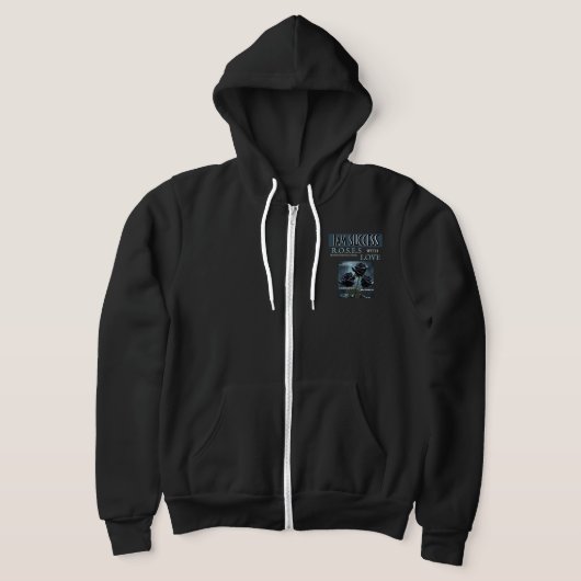 PULL À CAPUCHE ROSES AMOUREUX (Poser)