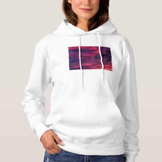 Pull À Capuche rouge d'août (Devant)