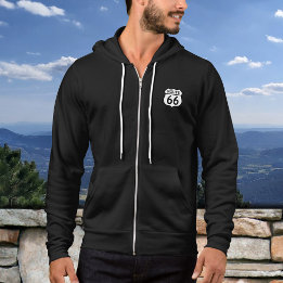 Pull À Capuche Route 66 - Panneau ou image personnalisée