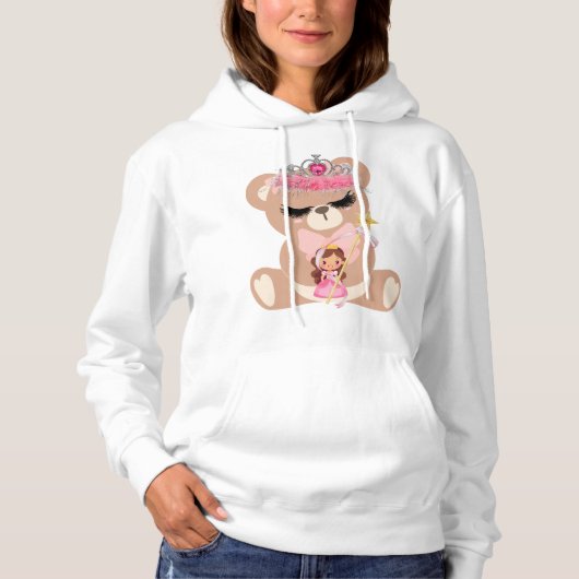 Pull À Capuche Royal Bear Dreams" Princess Tee 🌸 (Devant)