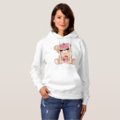 Pull À Capuche Royal Bear Dreams" Princess Tee 🌸 (Devant entier)