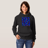 Pull À Capuche Ruban de pièce de puzzle Autisme (Devant entier)