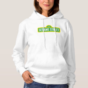 Pull À Capuche Rue Sésame   Logo couleur complète