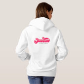 Pull À Capuche Runher Runher Runher Pink Bold Retro Font Motivati (Dos entier)