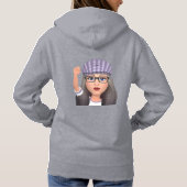 Pull À Capuche RUOK-Lotus lilas doux (Dos)
