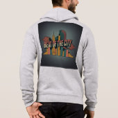 Pull À Capuche Rythme de la jungle de béton New York (Dos)