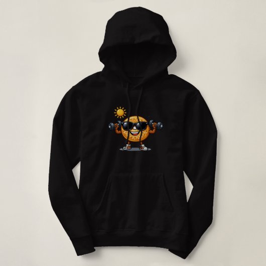 Pull À Capuche Sac Bicep Bagel (Design devant)