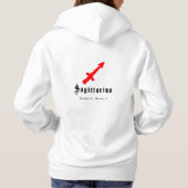 Pull À Capuche Sagittarius signe zodiaque (Dos)
