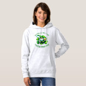 Pull À Capuche Saint Patrick Gnome mignonne avec bière | (Devant entier)