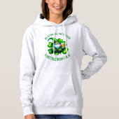 Pull À Capuche Saint Patrick Gnome mignonne avec bière | (Devant)
