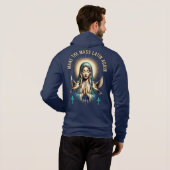 Pull À Capuche Sainte Vierge Marie Messe latine (Dos entier)