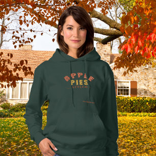 Pull À Capuche Saison des tartes aux pommes Vibes Personnaliser l