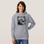 Pull À Capuche Santa clause hoodie for women (Devant entier)
